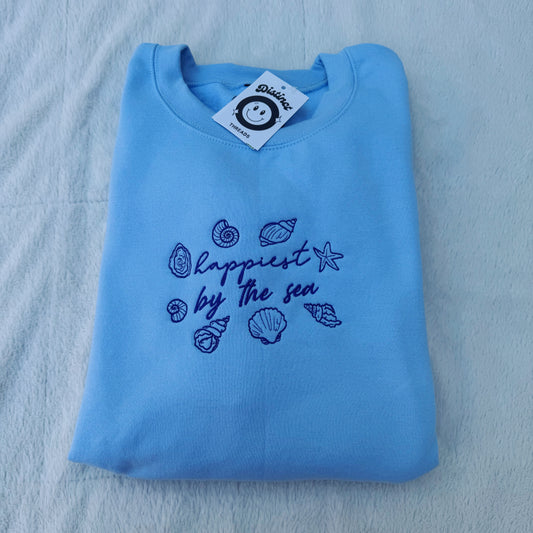 Happiest By The Sea Crewneck Sweatshirt