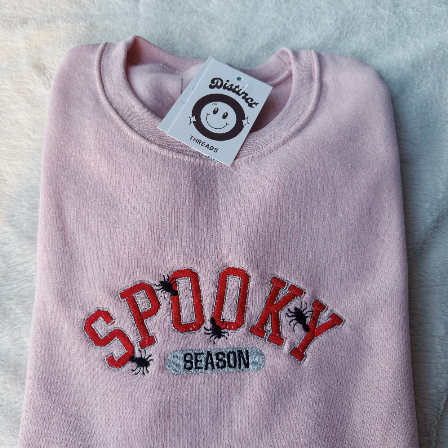 Spooky Season Embroidered Crewneck Sweatshirt