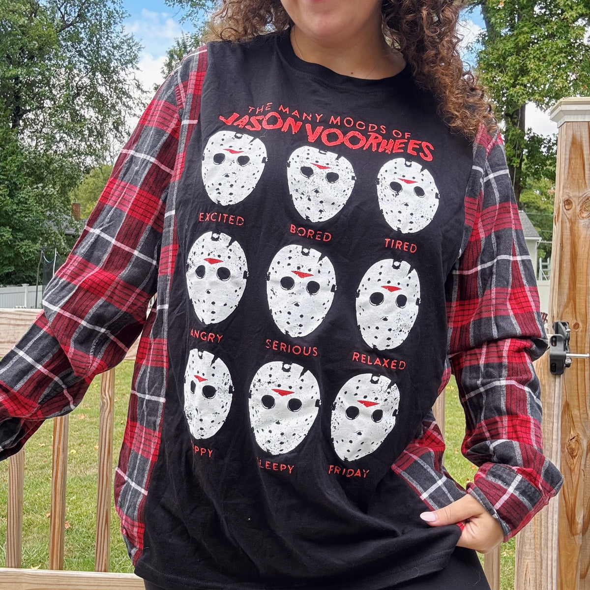 Jason Moods Flannel Tee - Size S-XL