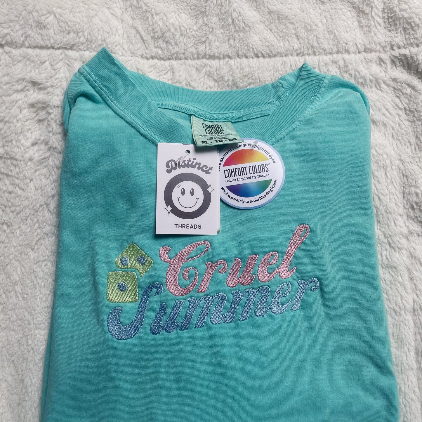 Cruel Summer Taylor Inspired Embroidered T-Shirt