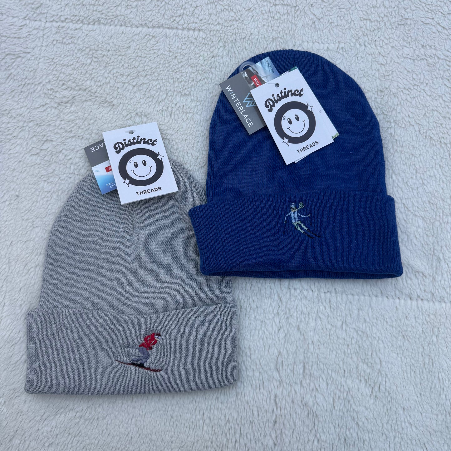 Skier Embroidered Beanie