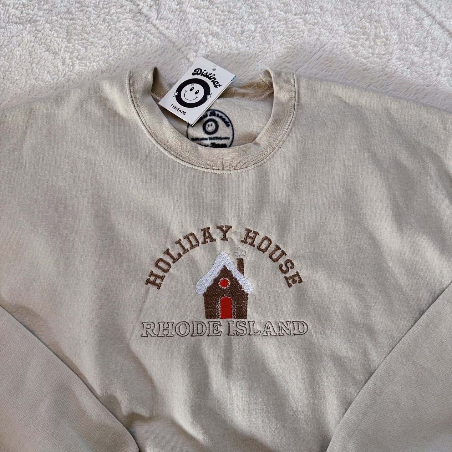 Holiday House Ready To Ship Embroidered Crew - Size Large