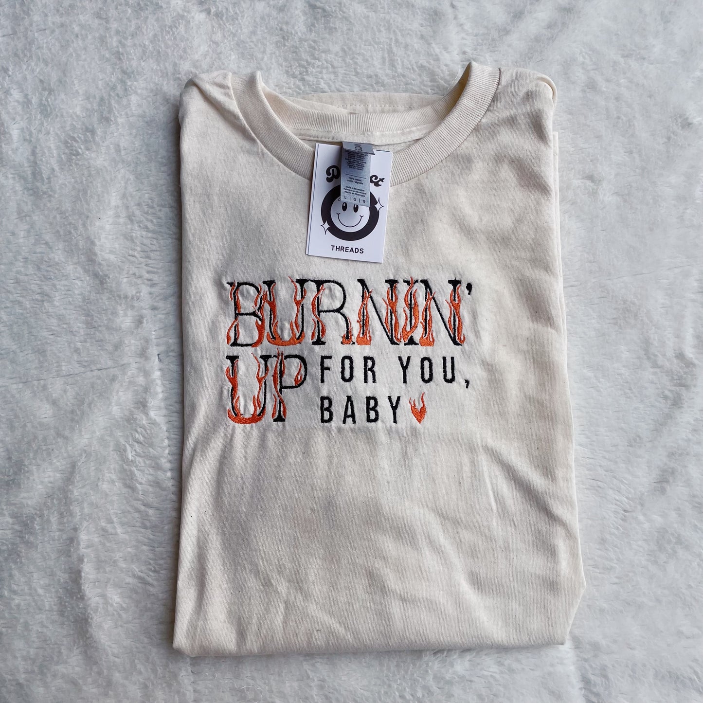 The JoBros Burnin' Up For You Inspired Embroidered T-Shirt