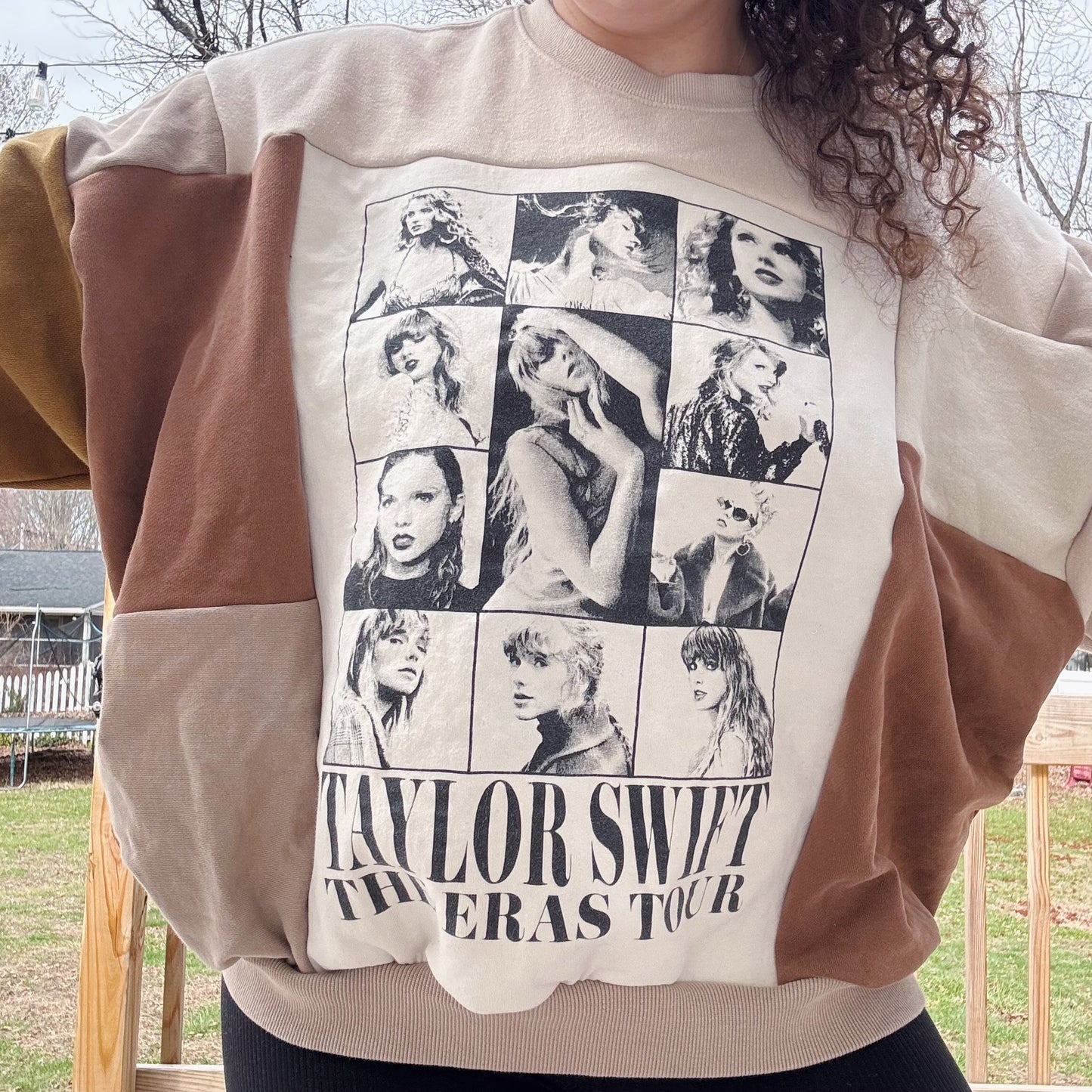 Taylor Patchwork Hoodie - Size XS-2XL