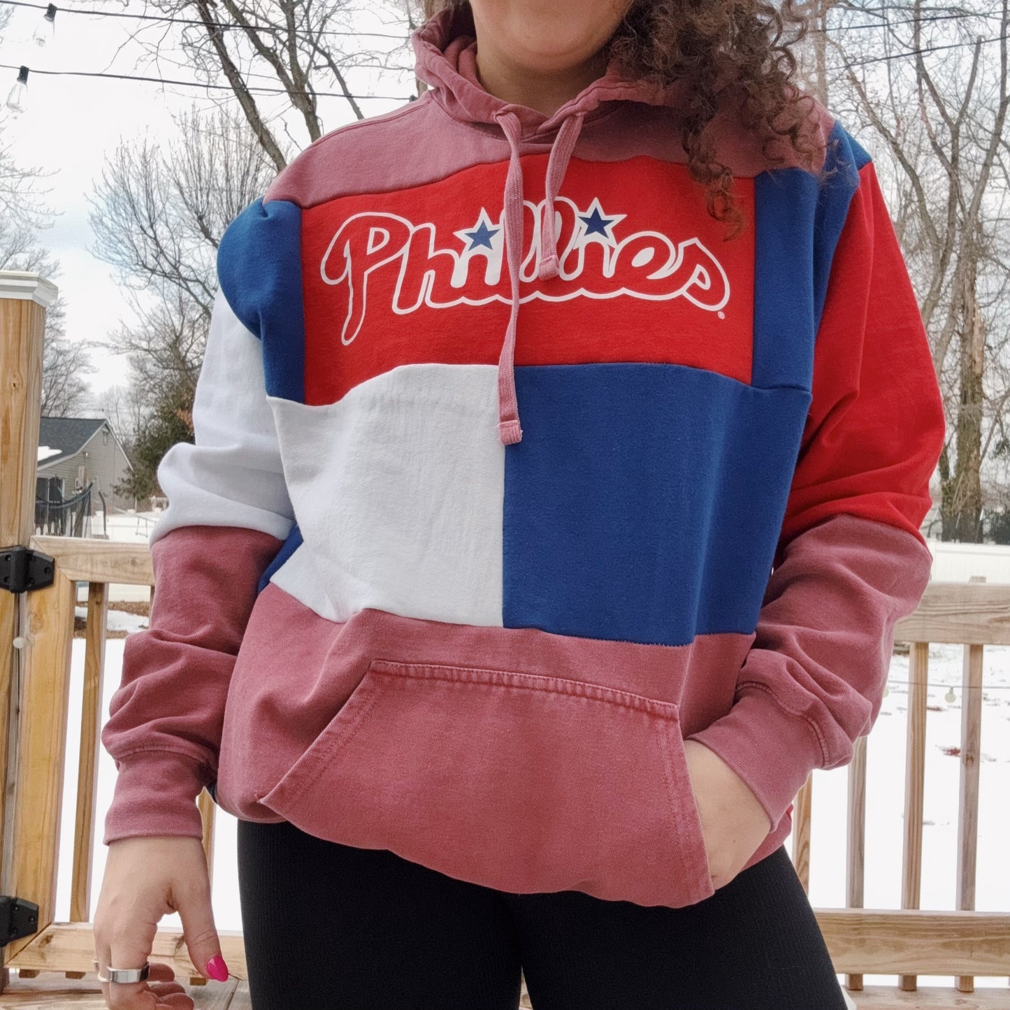 Phils Patchwork Hoodie - Size XS-XL