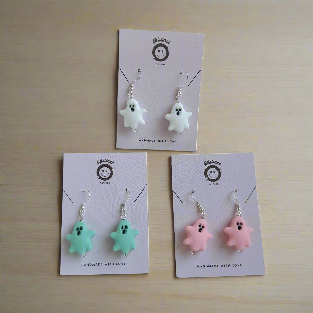 Ghost Dangly Earrings