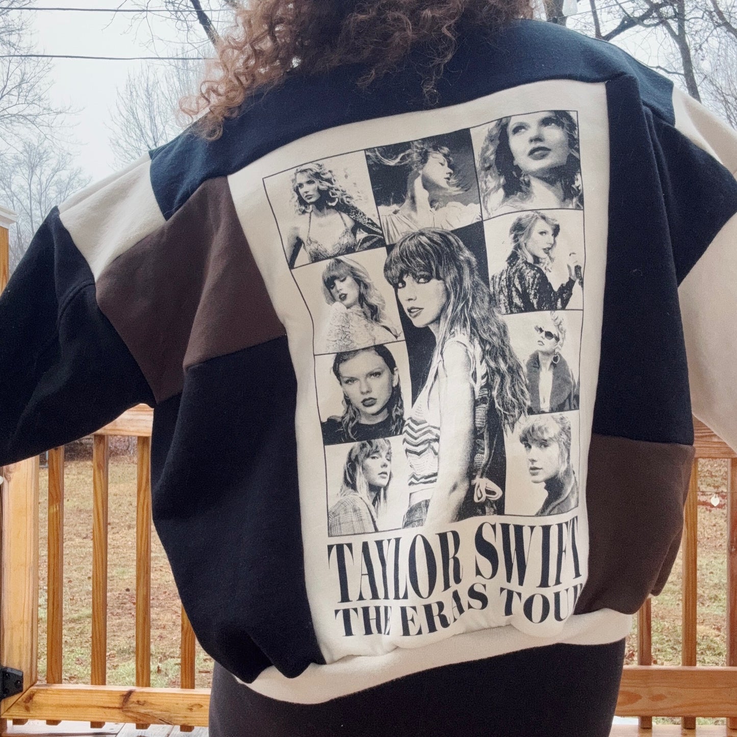 Eras Patchwork Crewneck - Size XS-XL