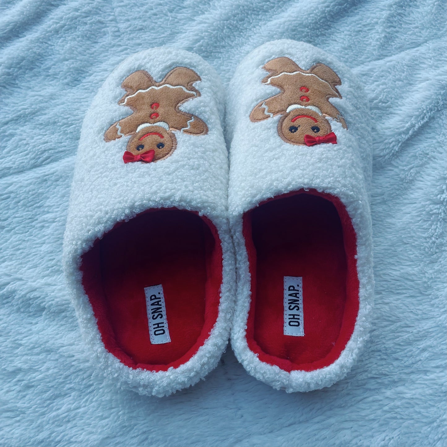 Gingerbread Christmas Slippers