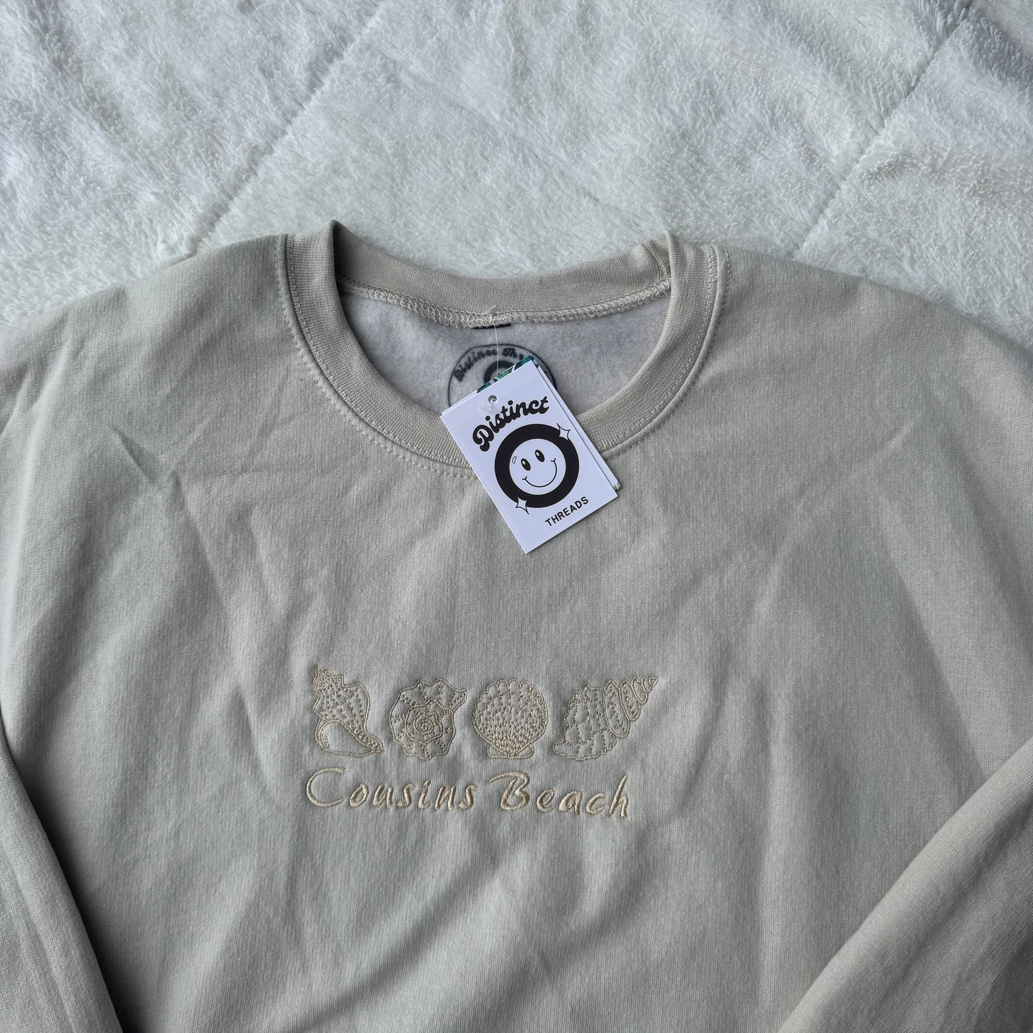 Cousins Beach TSITP Ready To Ship Embroidered Crew - Size Large