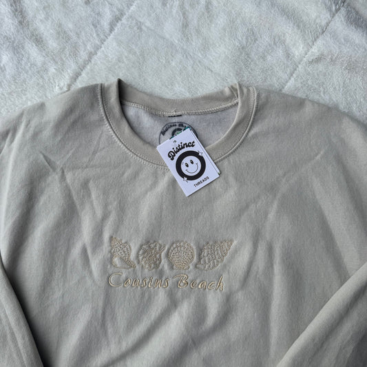 Cousins Beach TSITP Ready To Ship Embroidered Crew - Size Large