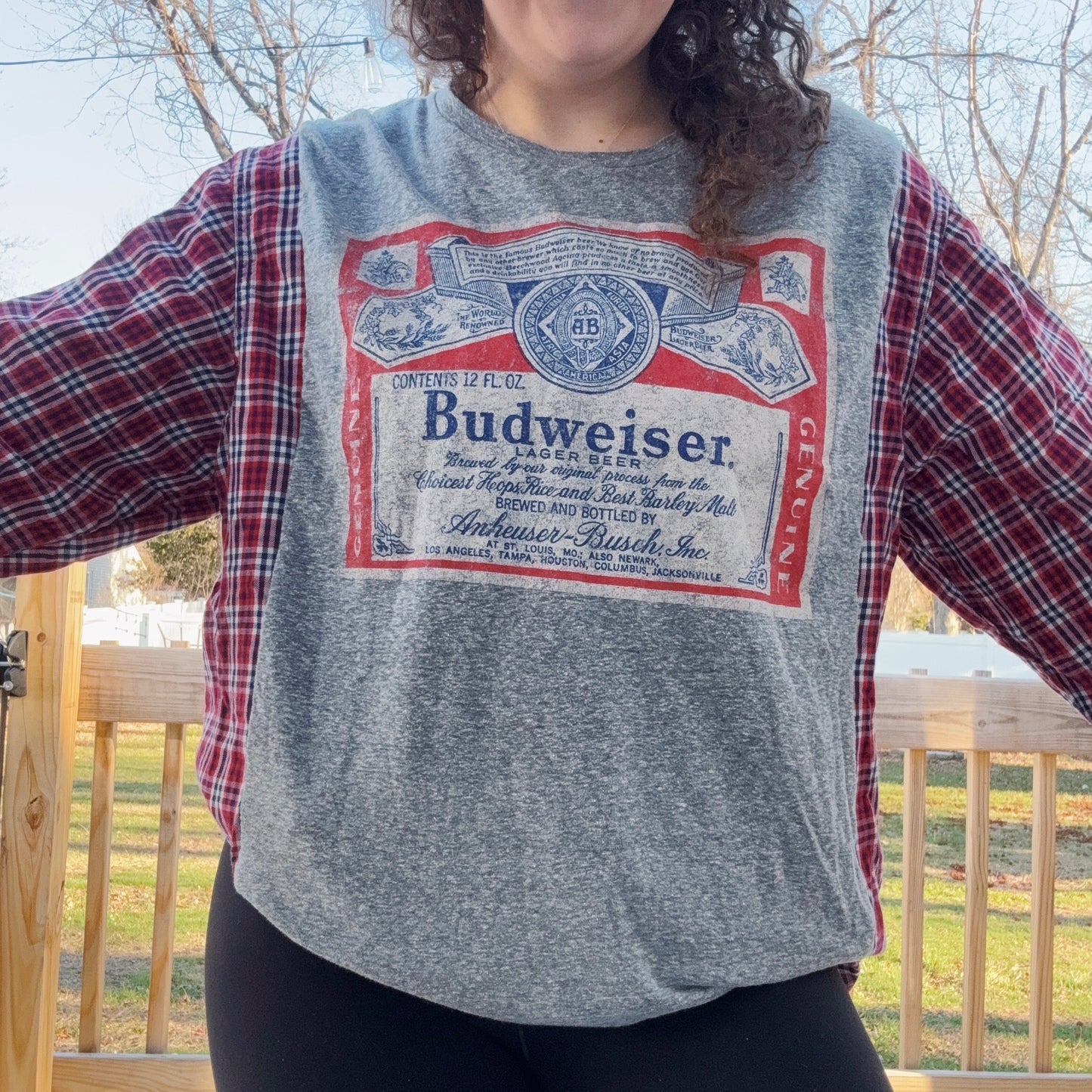 Bud Flannel Tee - Size S-XL
