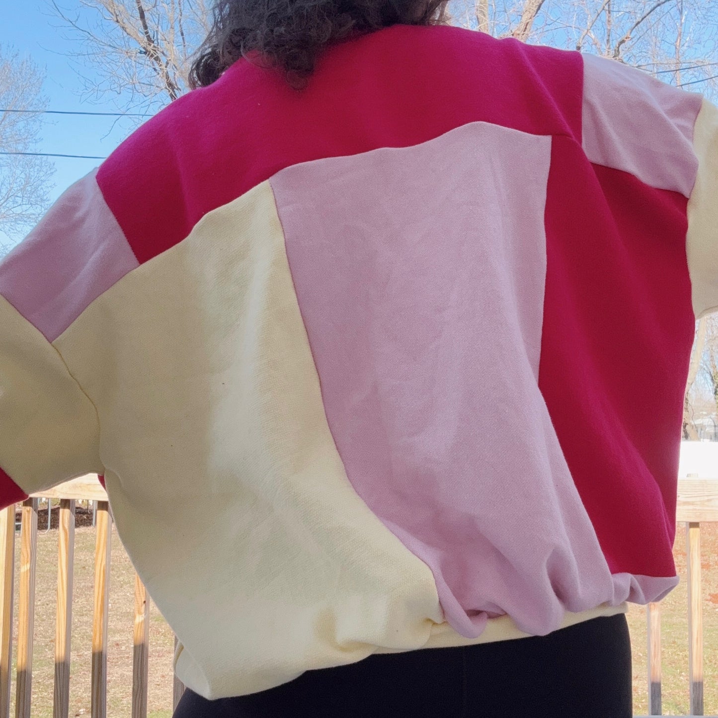 SubSmile Patchwork Crewneck - Size XS-2XL