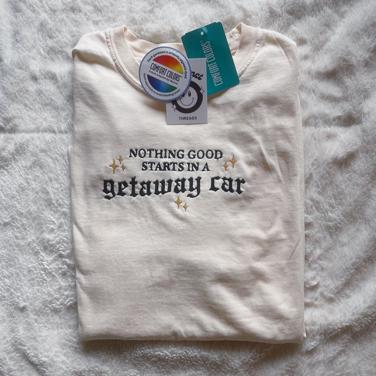 Getaway Car Taylor Inspired Embroidered T-Shirt