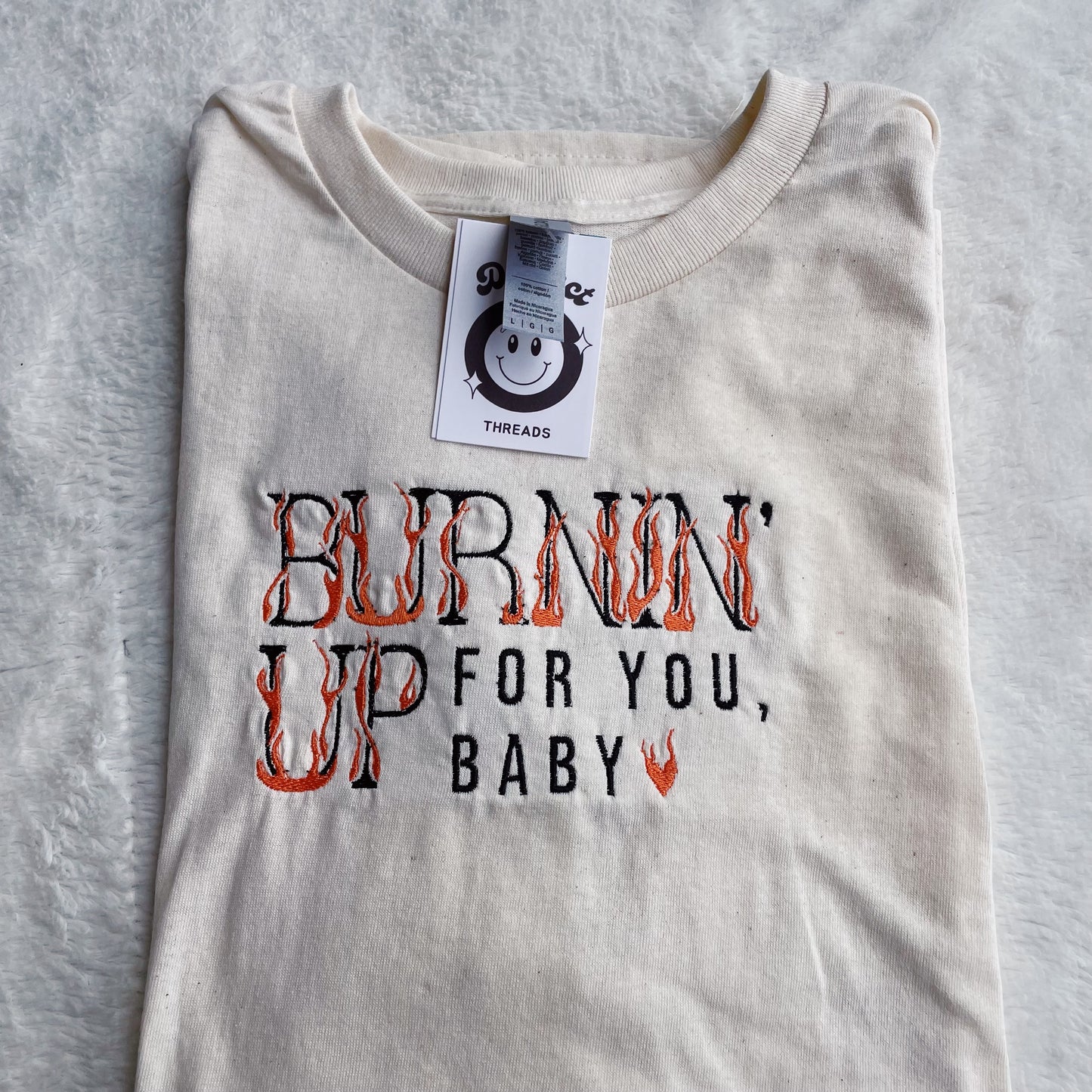 The JoBros Burnin' Up For You Inspired Embroidered T-Shirt