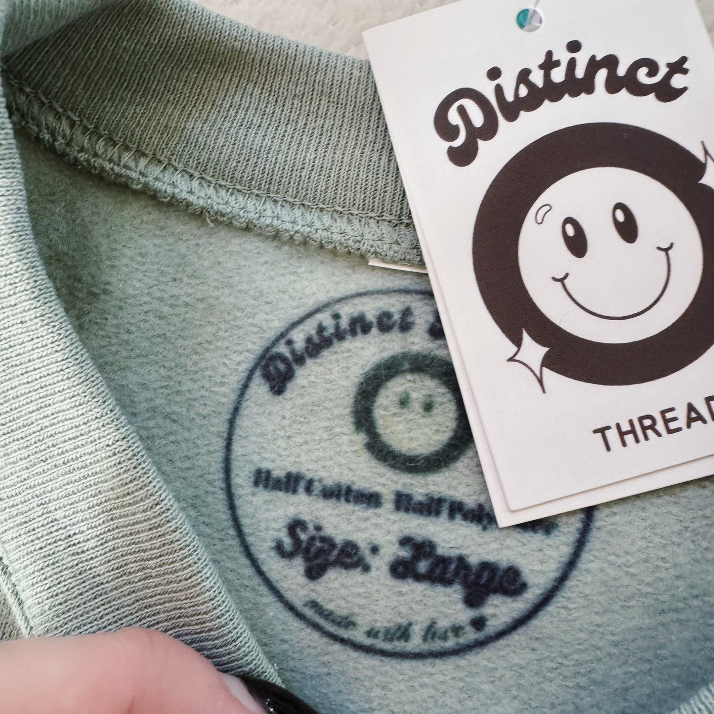 Eagles Ready To Ship Embroidered Crew - Size Large