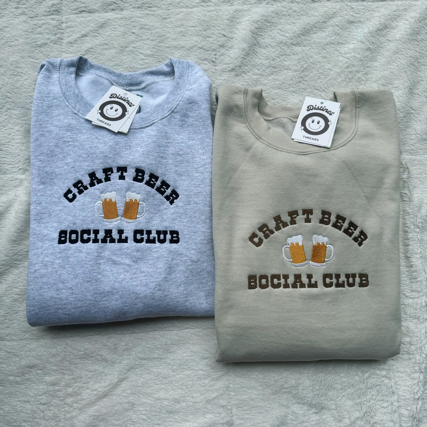 Craft Beer Social Club Embroidered Crewneck Sweatshirt