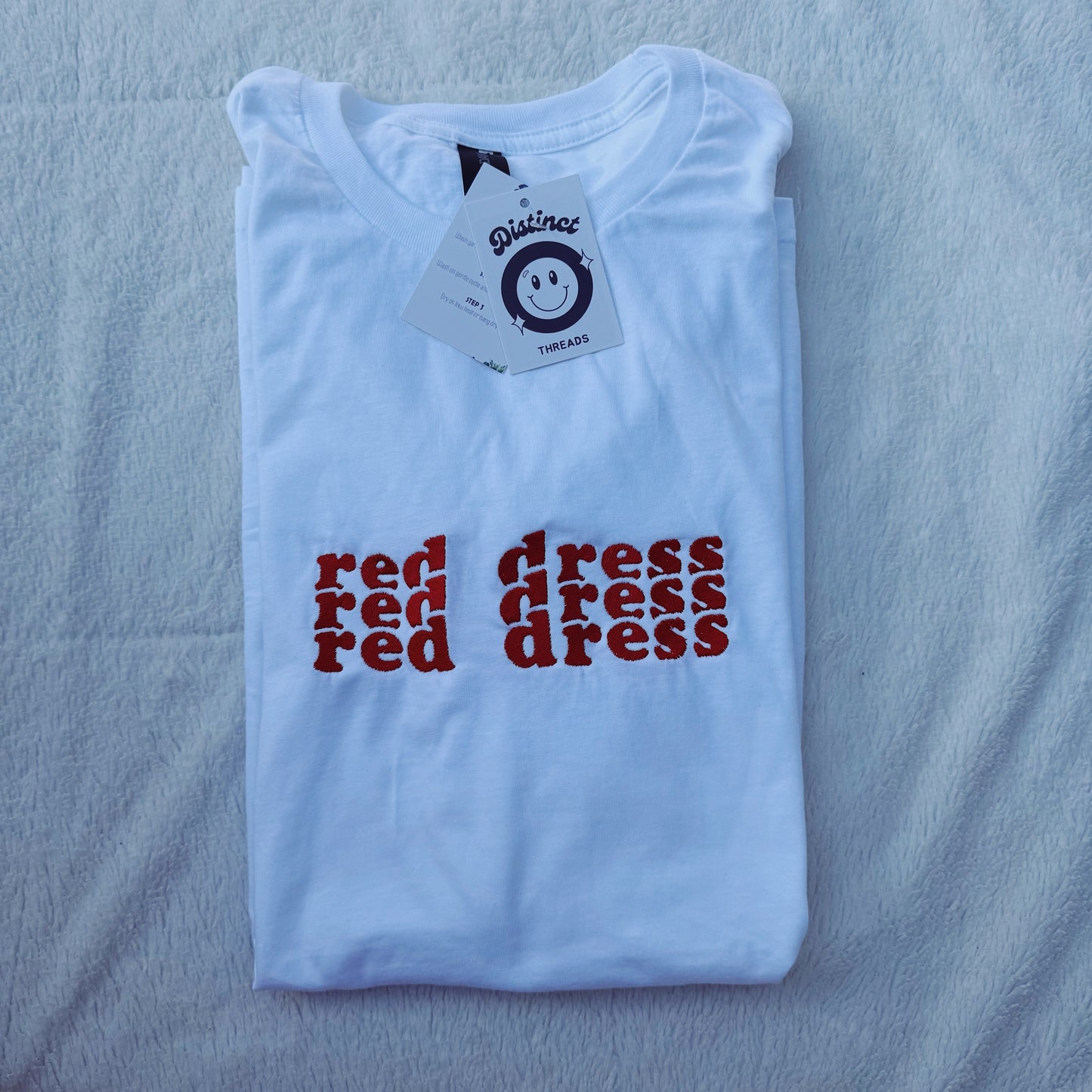 Red Dress Embroidery