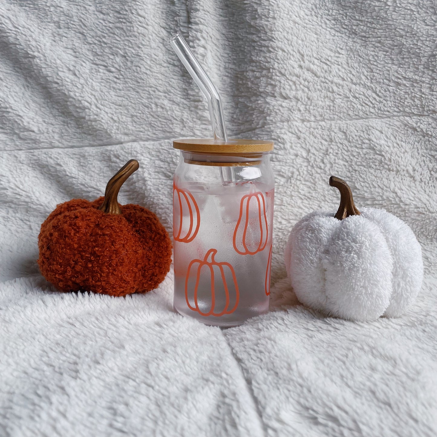 Pumpkins Color Changing Glass Cup