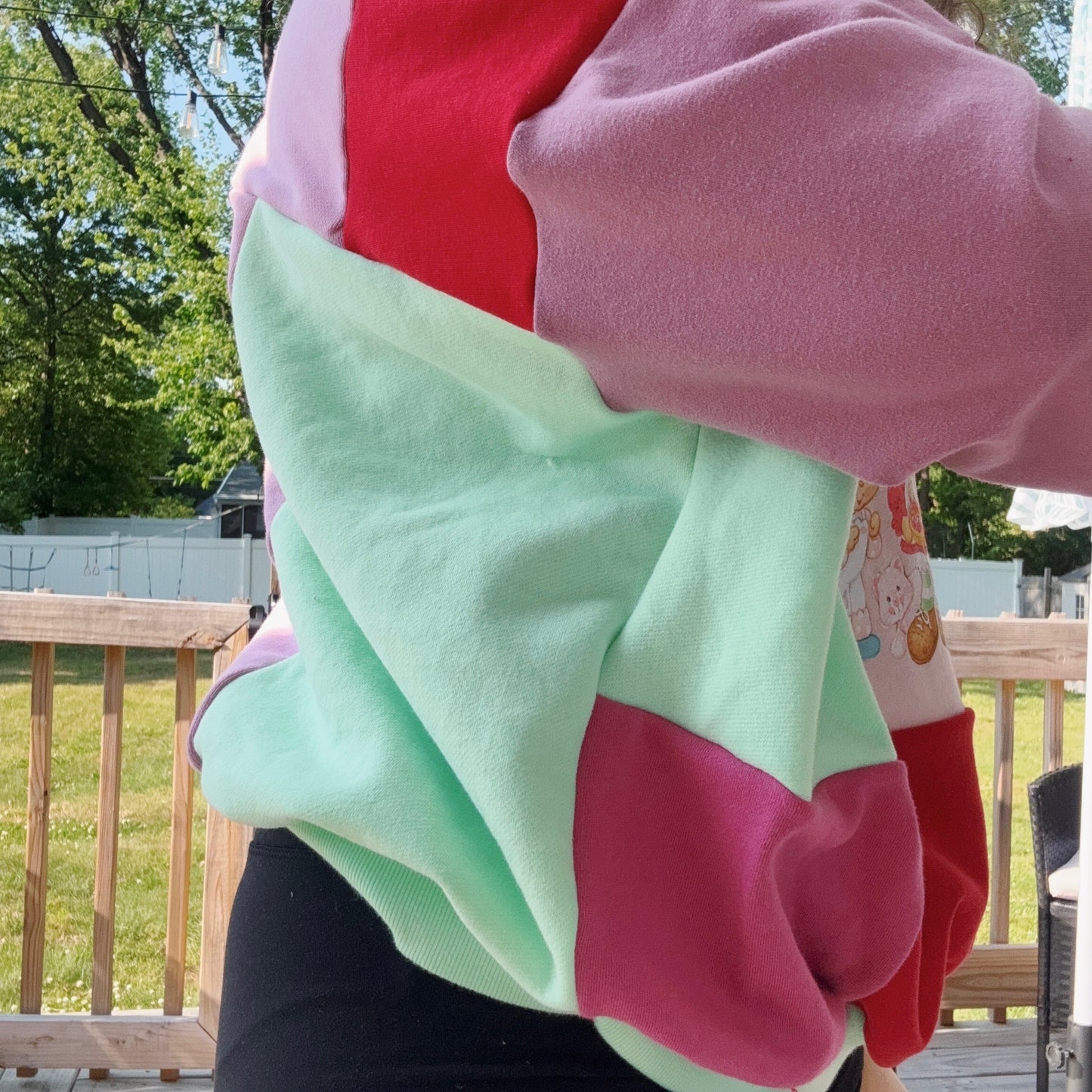 Strawberry Shortcake Patchwork Crew - Size S-XL