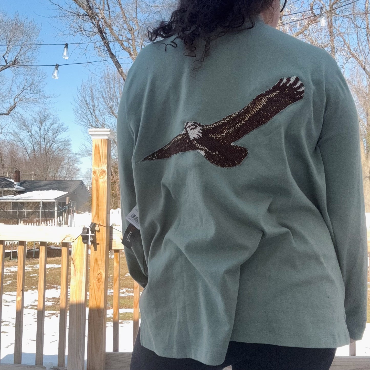 Eagle Tapestry Mockneck - Size M-3X