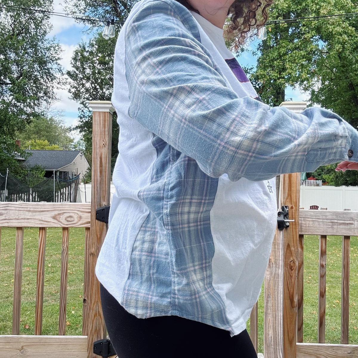 Levitating Flannel Tee - Size XS-L