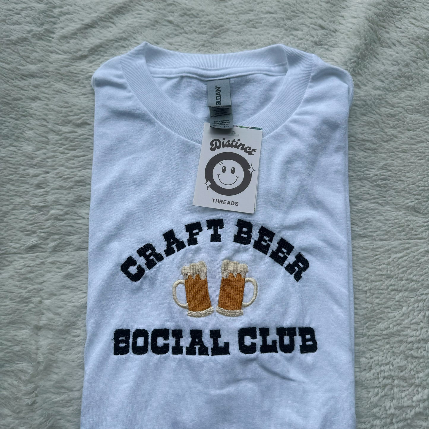 Craft Beer Social Club Embroidered T-Shirt