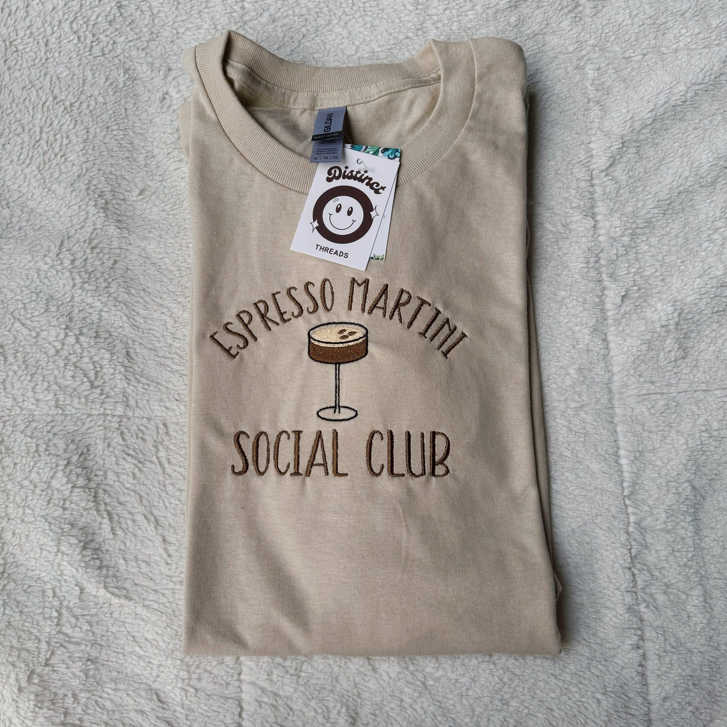 Espresso Martini Social Club Embroidered T-Shirt