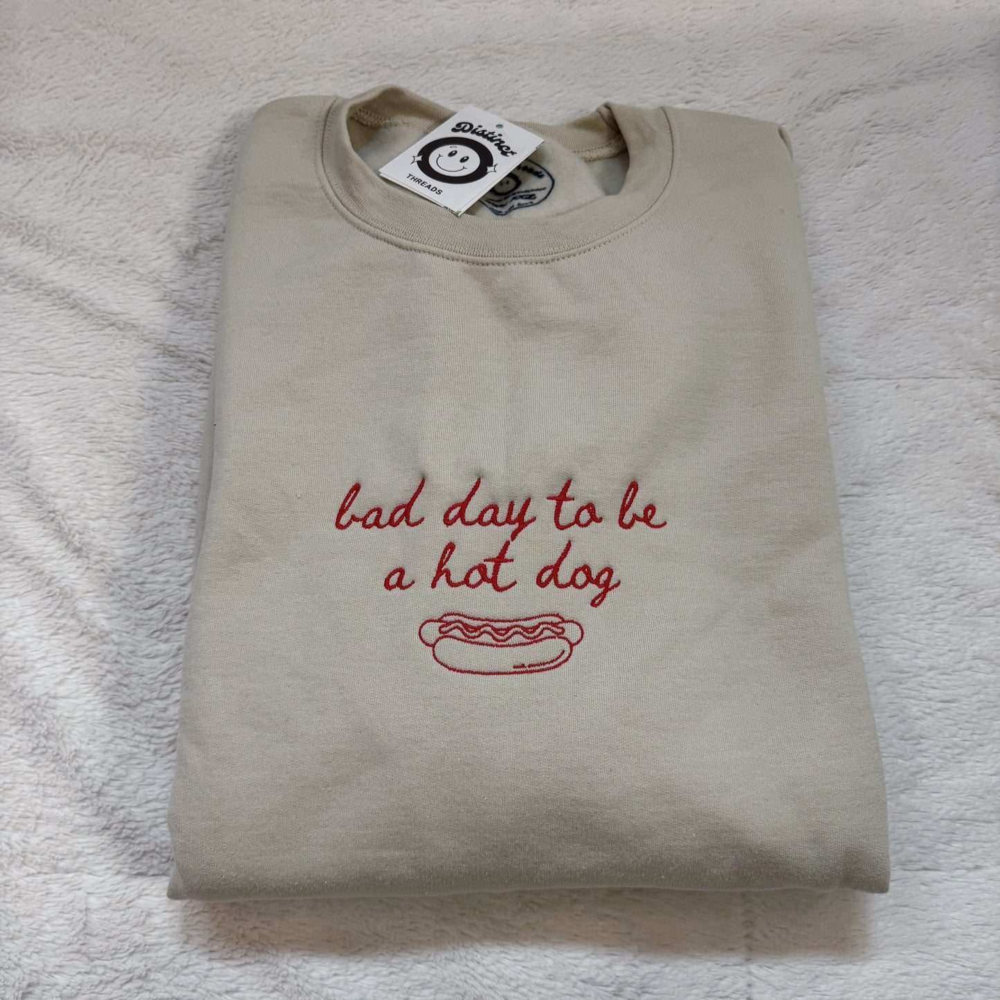 Bad Day To Be Hot Dog Embroidery