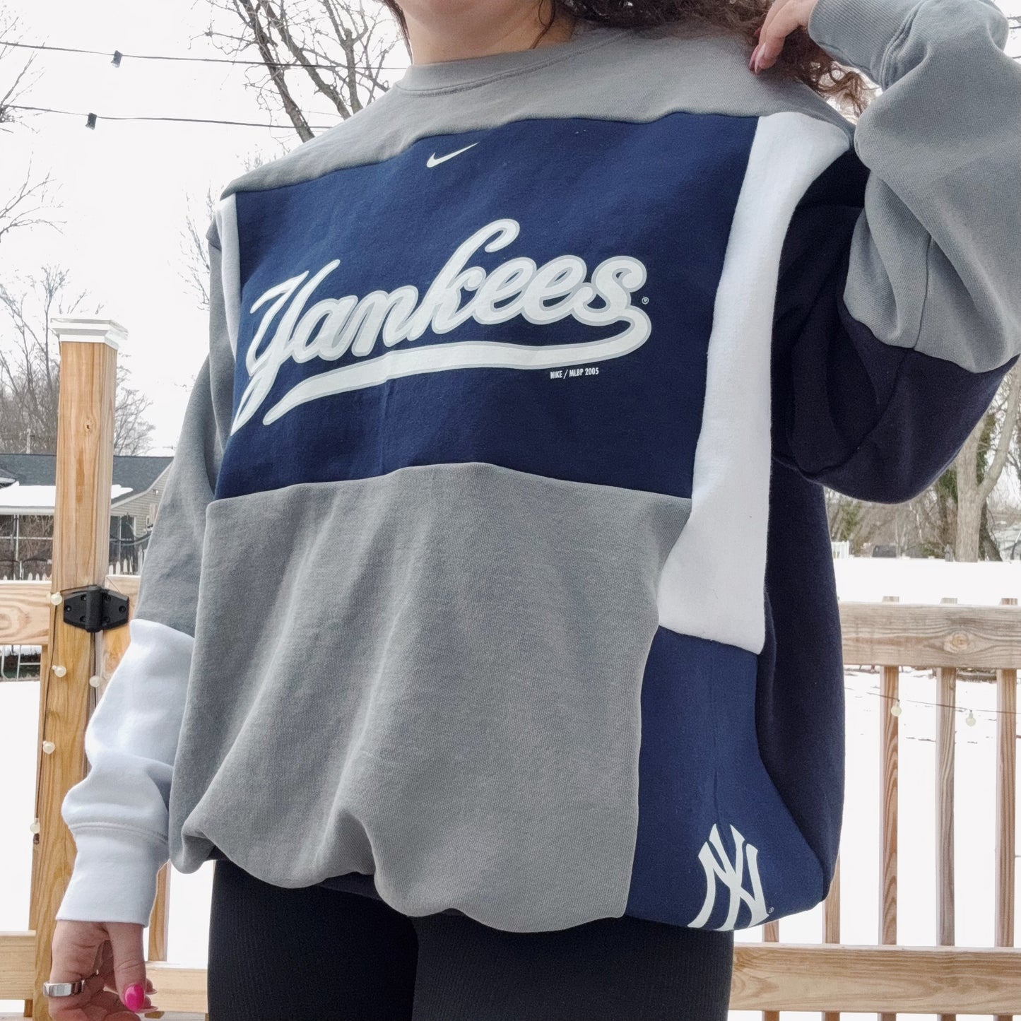 Yanks Patchwork Crewneck - Size XS-XL