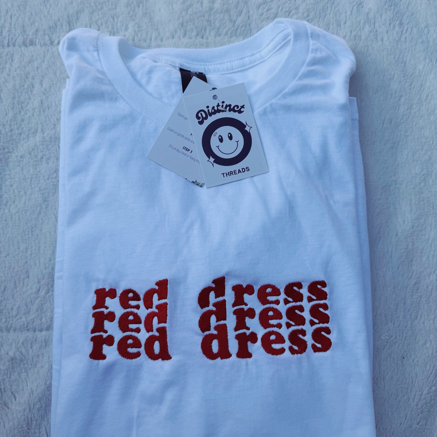 Red Dress Embroidery