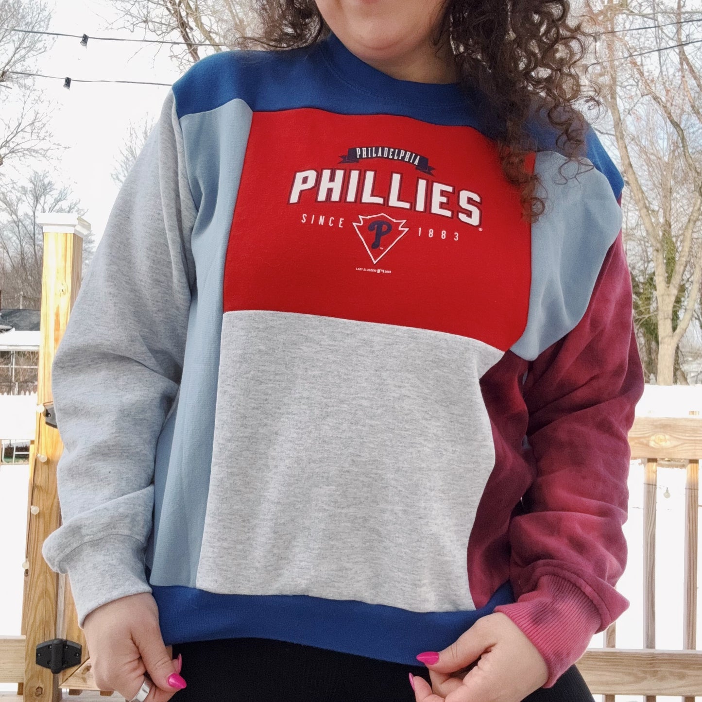 Phils Patchwork Crewneck - Size XS-M