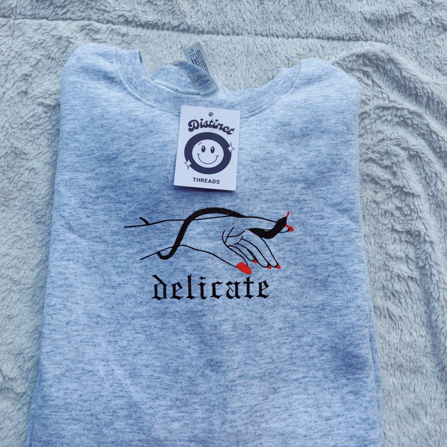 Delicate Taylor Inspired Embroidered Crewneck Sweatshirt