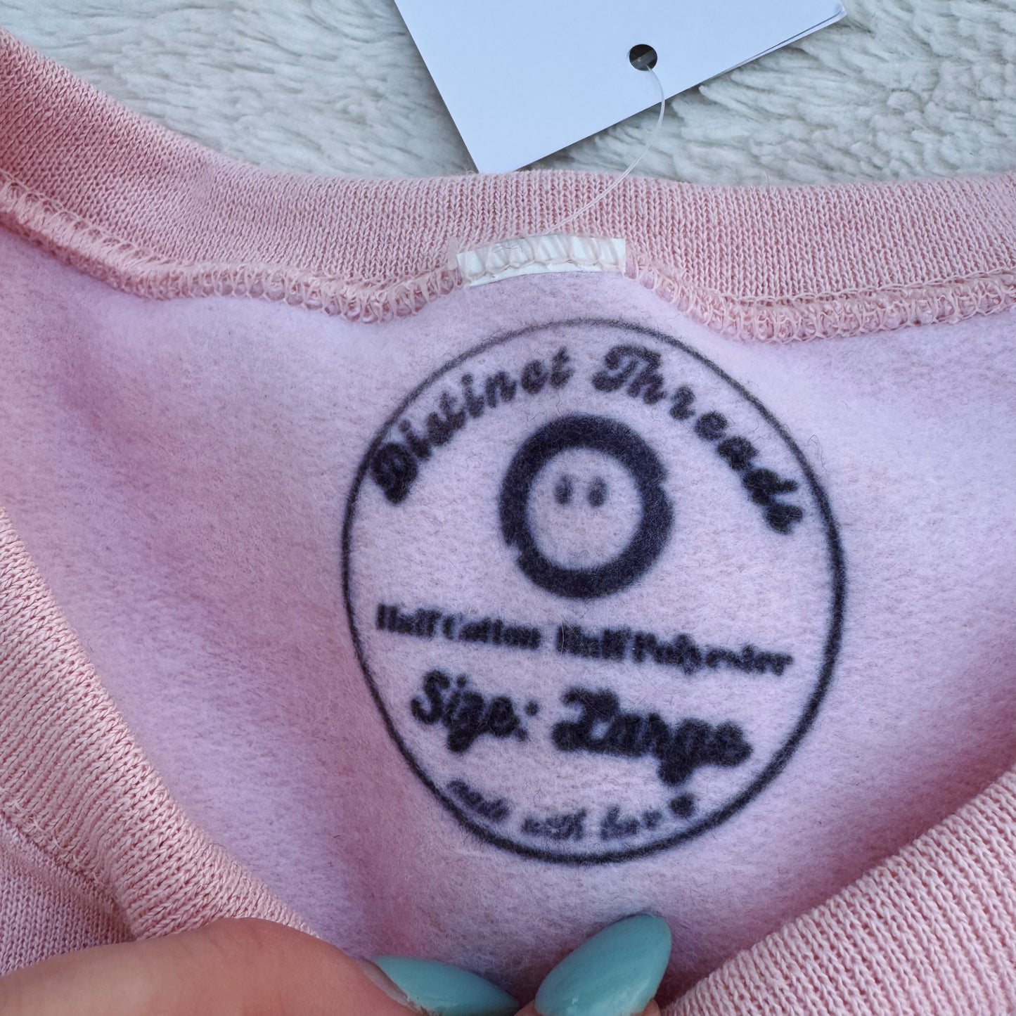 Overthinking Is My Jam Ready To Ship Embroidered Crew - Size Large