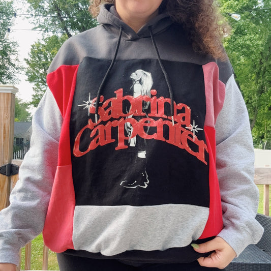 Sabrina Patchwork Hoodie - Size XS-L