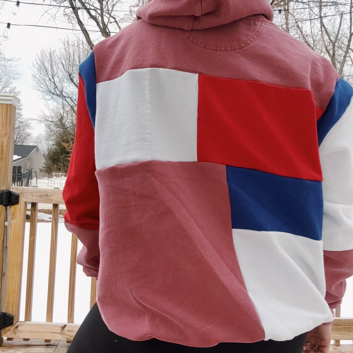 Phils Patchwork Hoodie - Size XS-XL