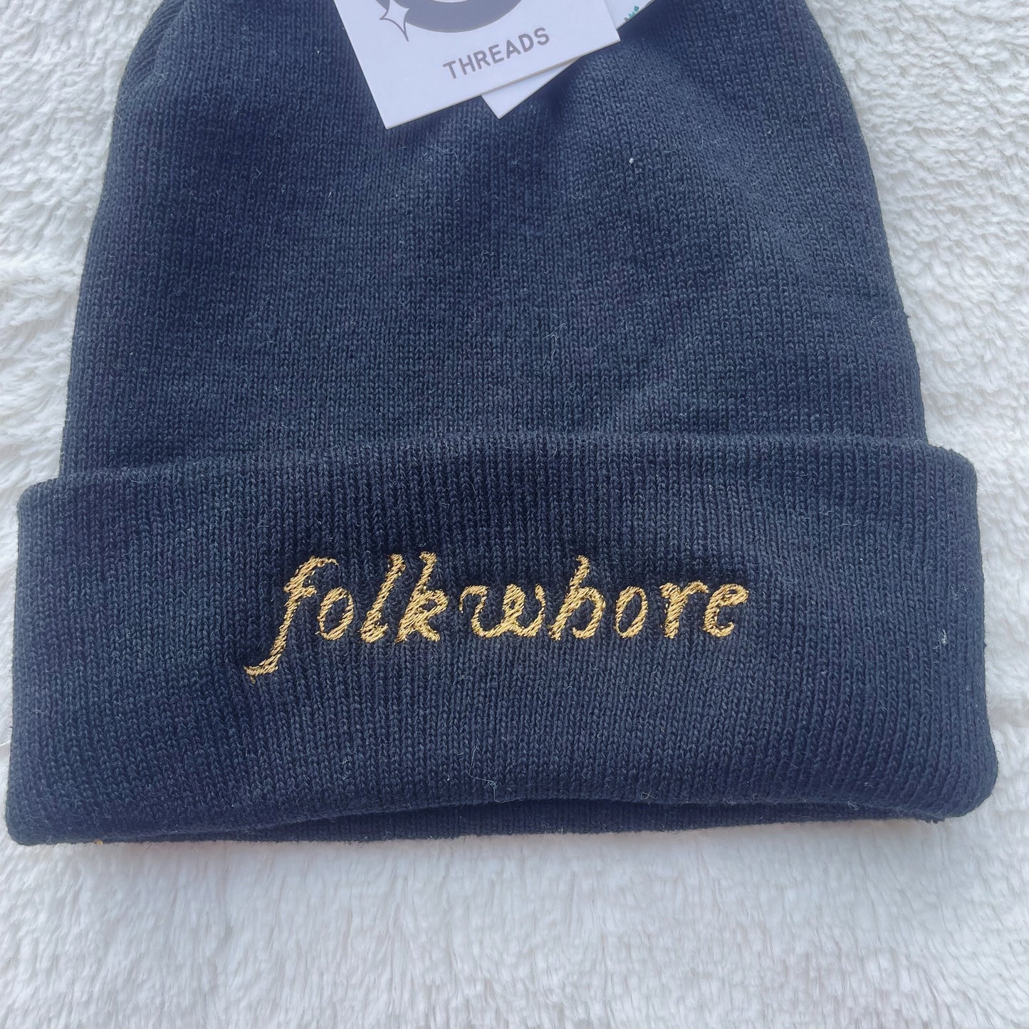 Folkwhore Taylor Inspired Embroidered Beanie