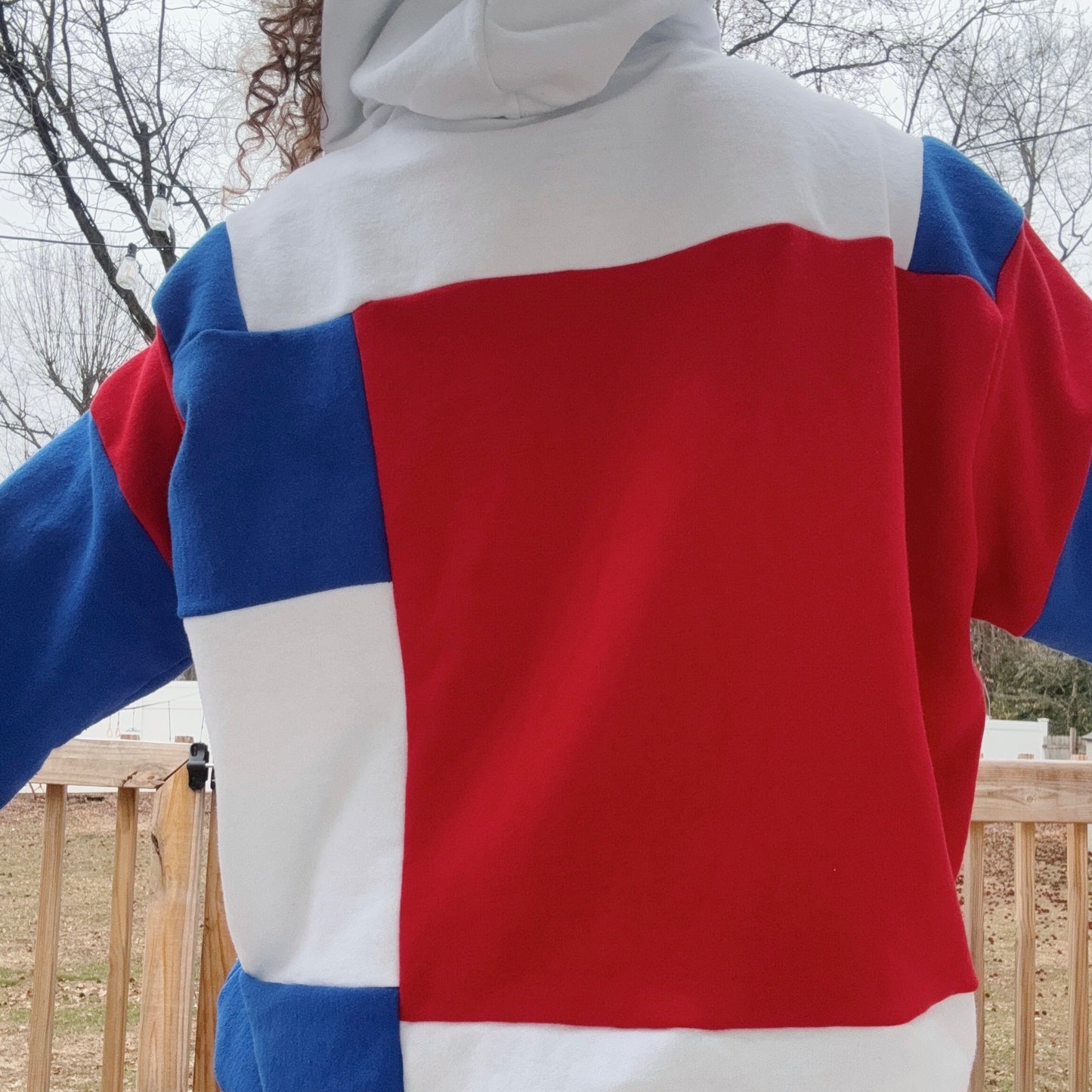 Sixers Patchwork Hoodie - Size XS-2XL