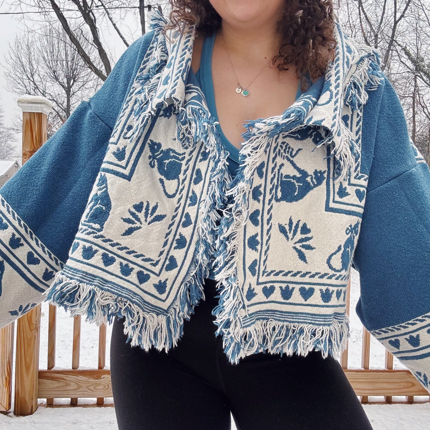 Karma Is A Cat(rdigan) Reworked Cardigan - Size S-2XL