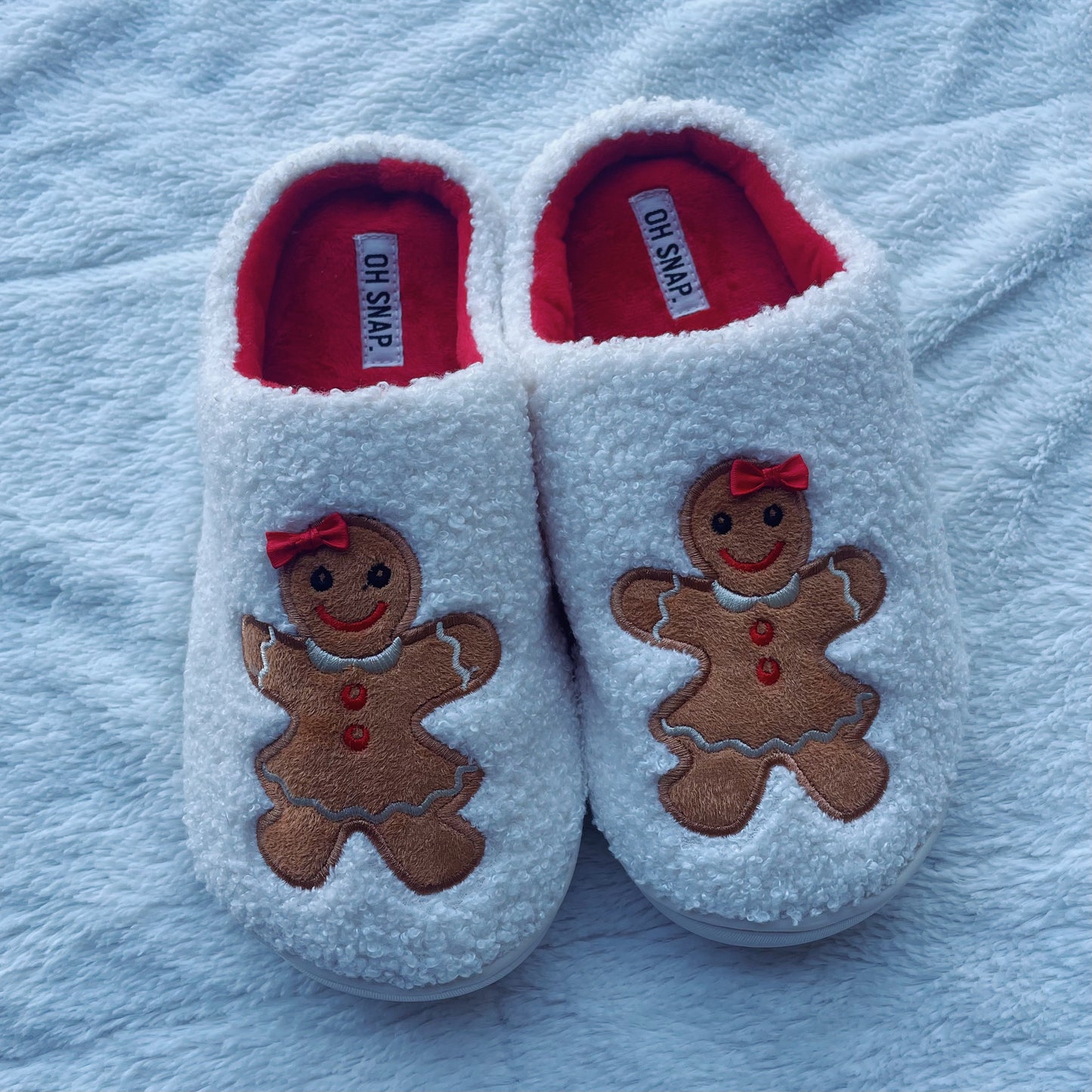 Gingerbread Christmas Slippers