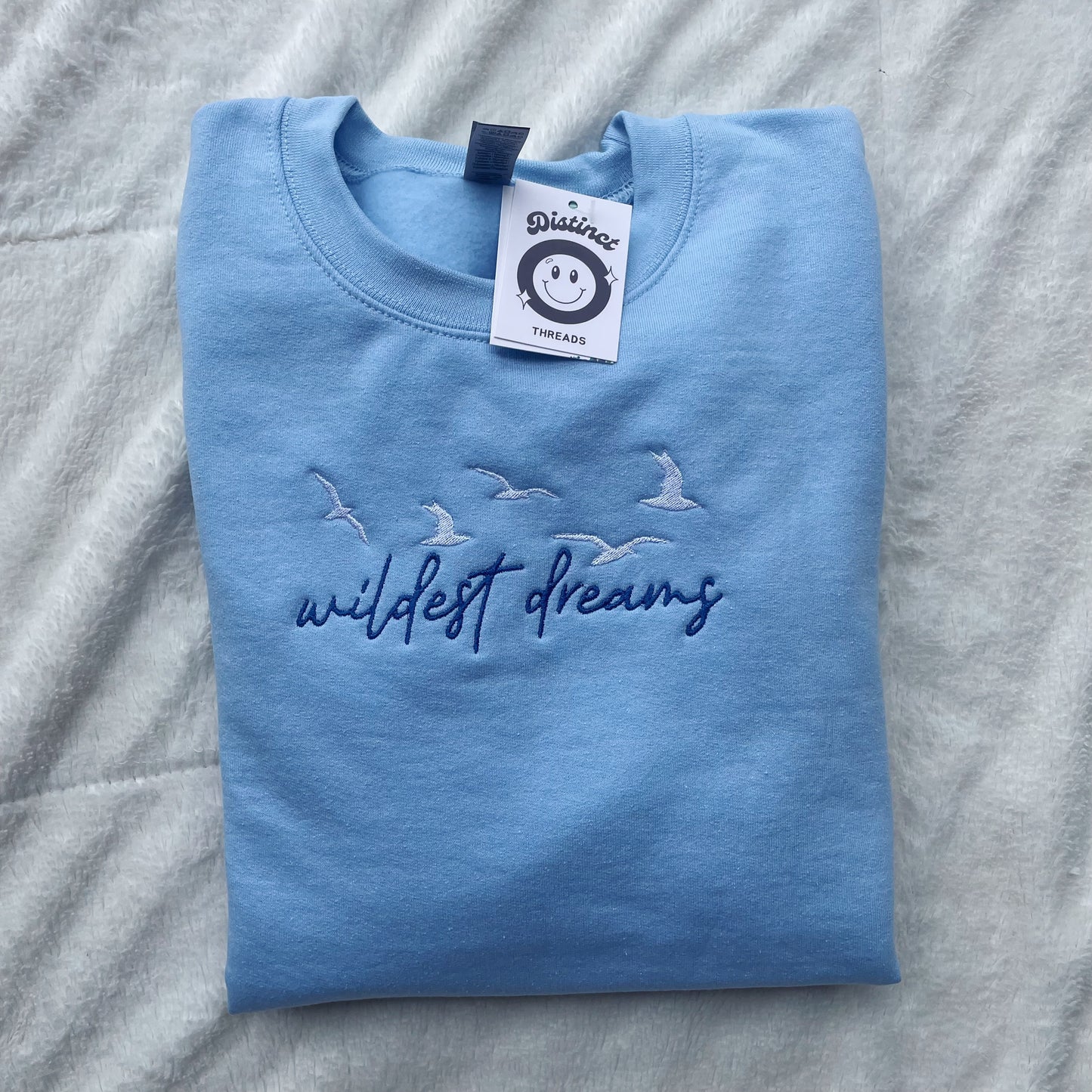 Wildest Dreams Taylor Inspired Embroidered Crewneck Sweatshirt