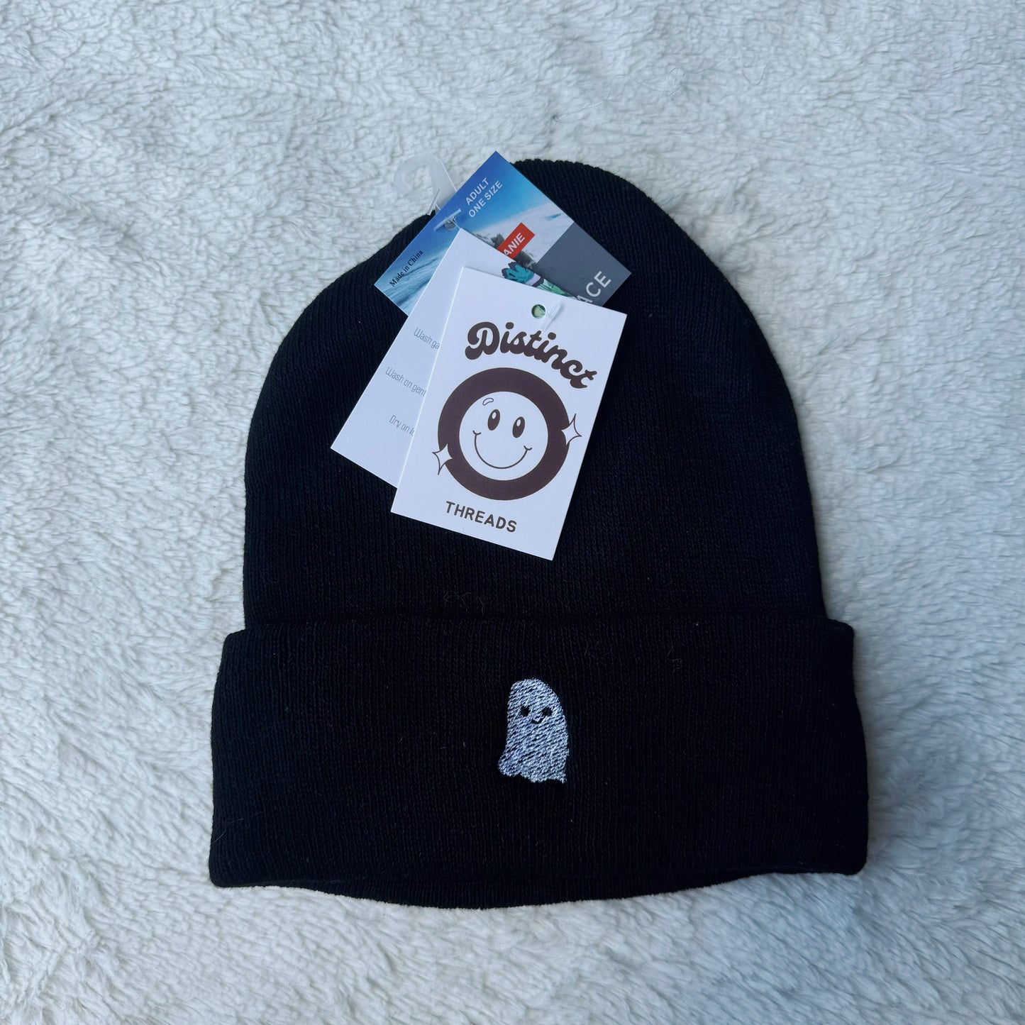 Ghost Embroidered Beanie