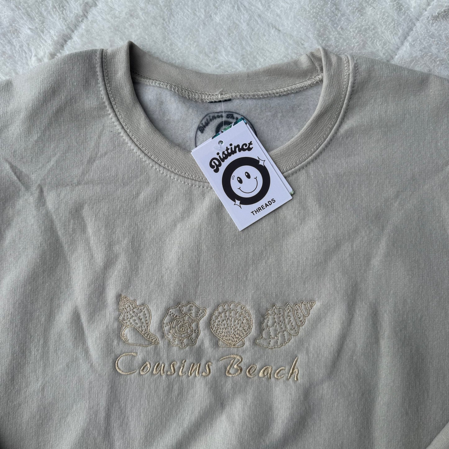 Cousins Beach TSITP Ready To Ship Embroidered Crew - Size Large