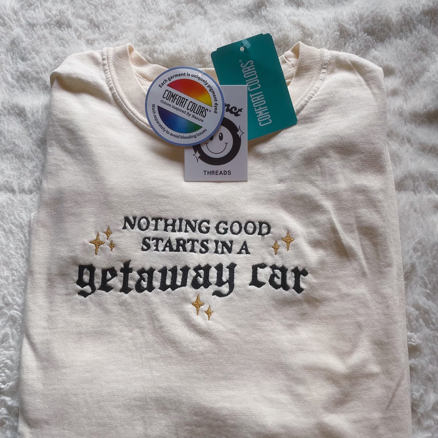 Getaway Car Taylor Inspired Embroidered T-Shirt