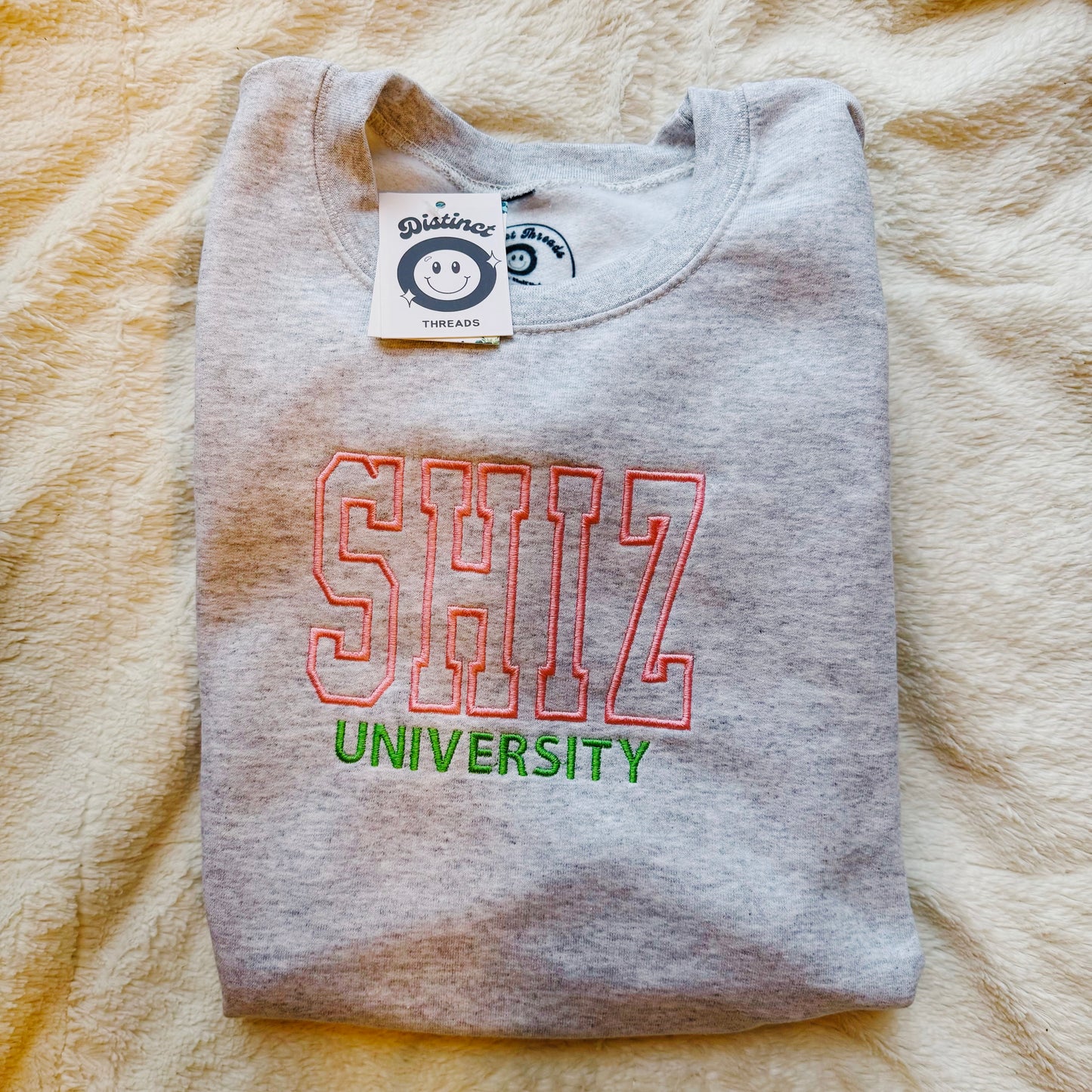 Shiz University Wicked Inspired Embroidered Crewneck Sweatshirt