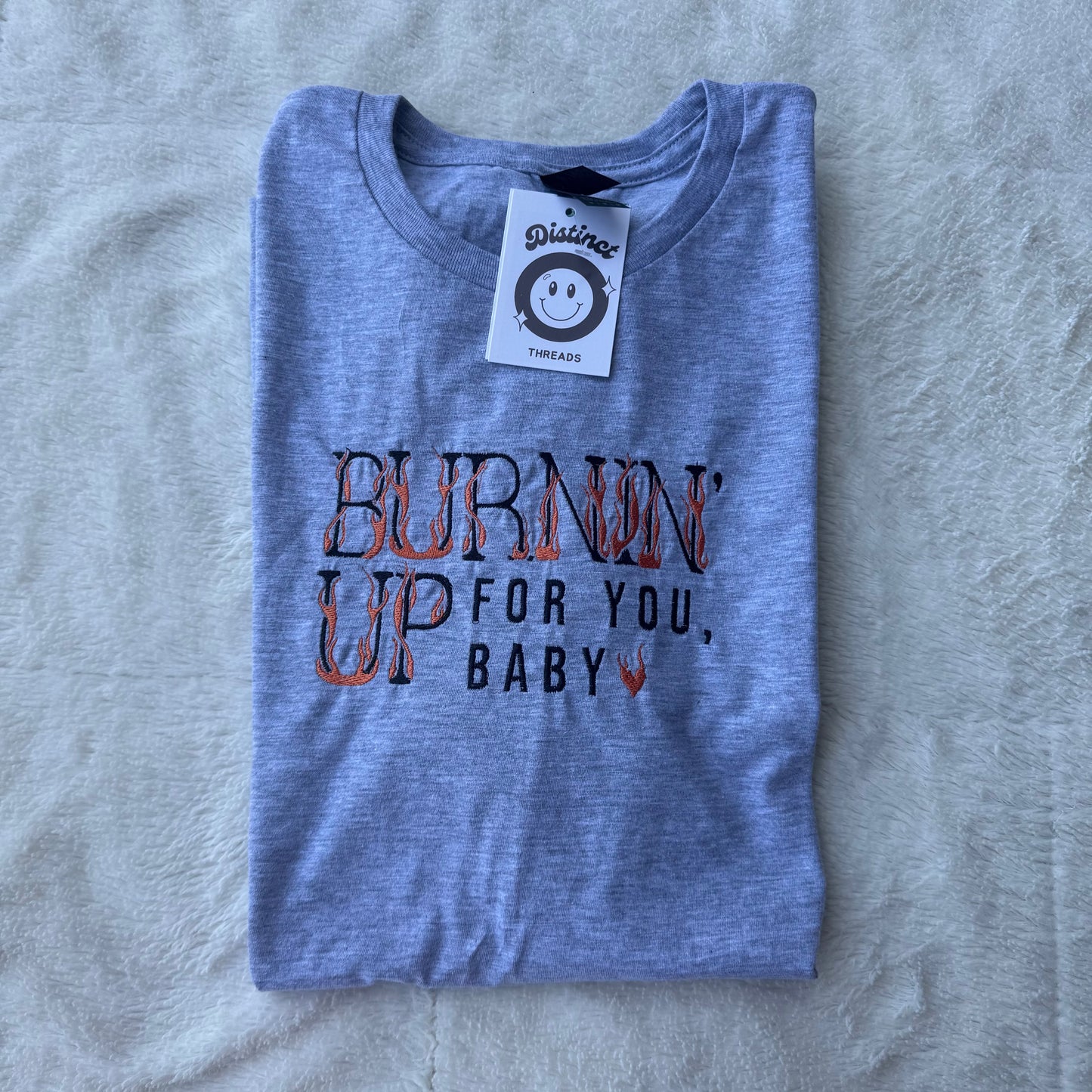 The JoBros Burnin' Up For You Inspired Embroidered T-Shirt