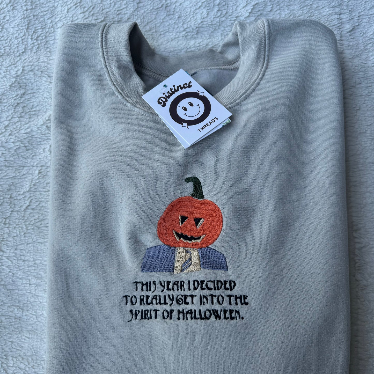 Dwight Pumpkin Head Crewneck Sweatshirt