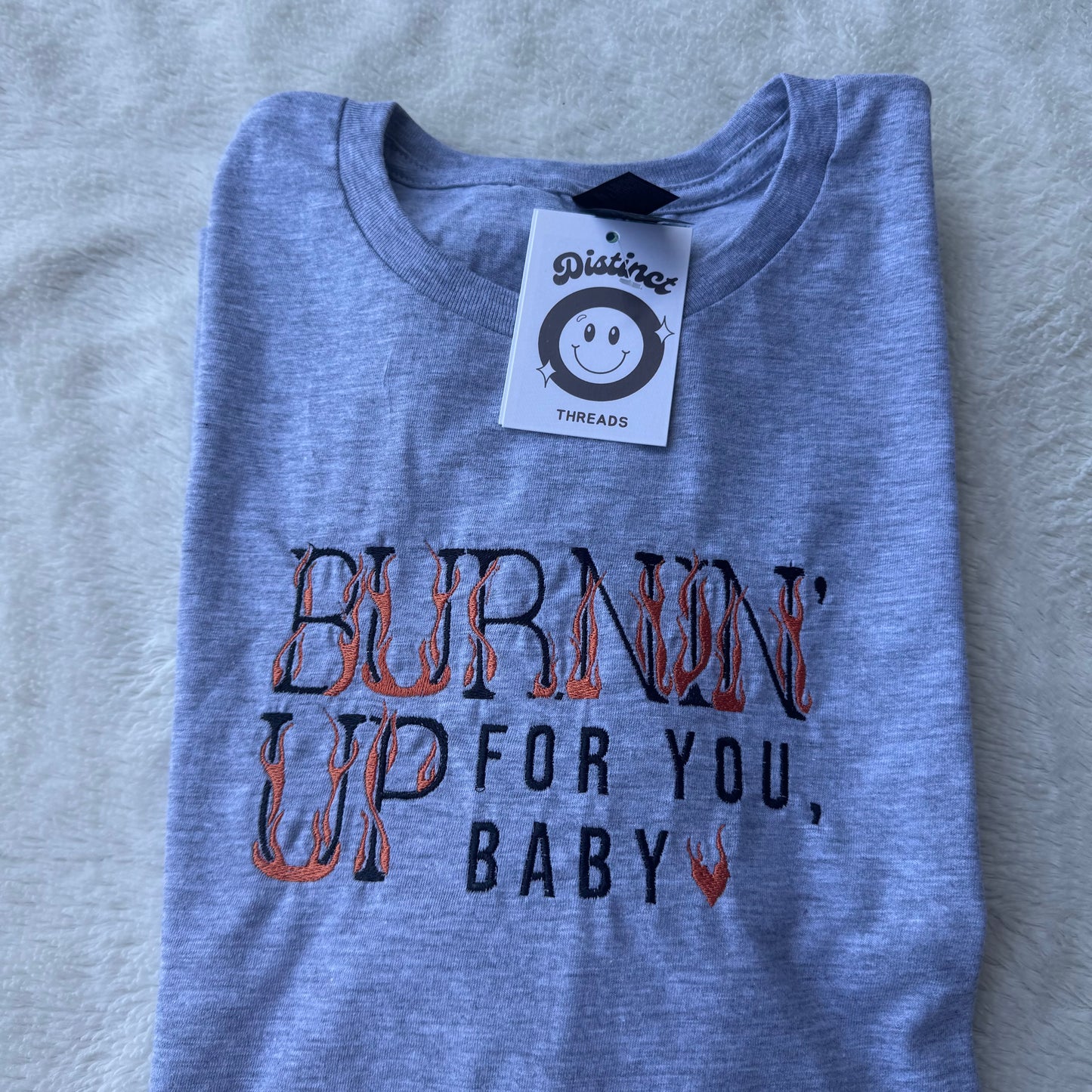 The JoBros Burnin' Up For You Inspired Embroidered T-Shirt