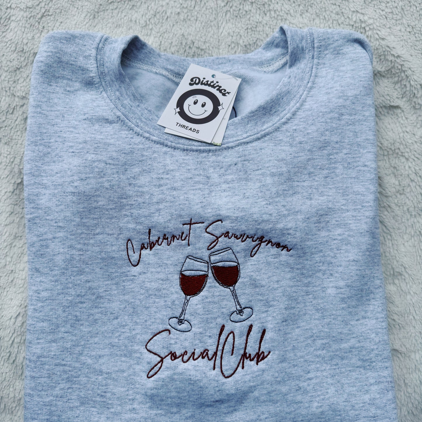 Cabernet Sauvignon Ready To Ship Embroidered Crew - Size XL