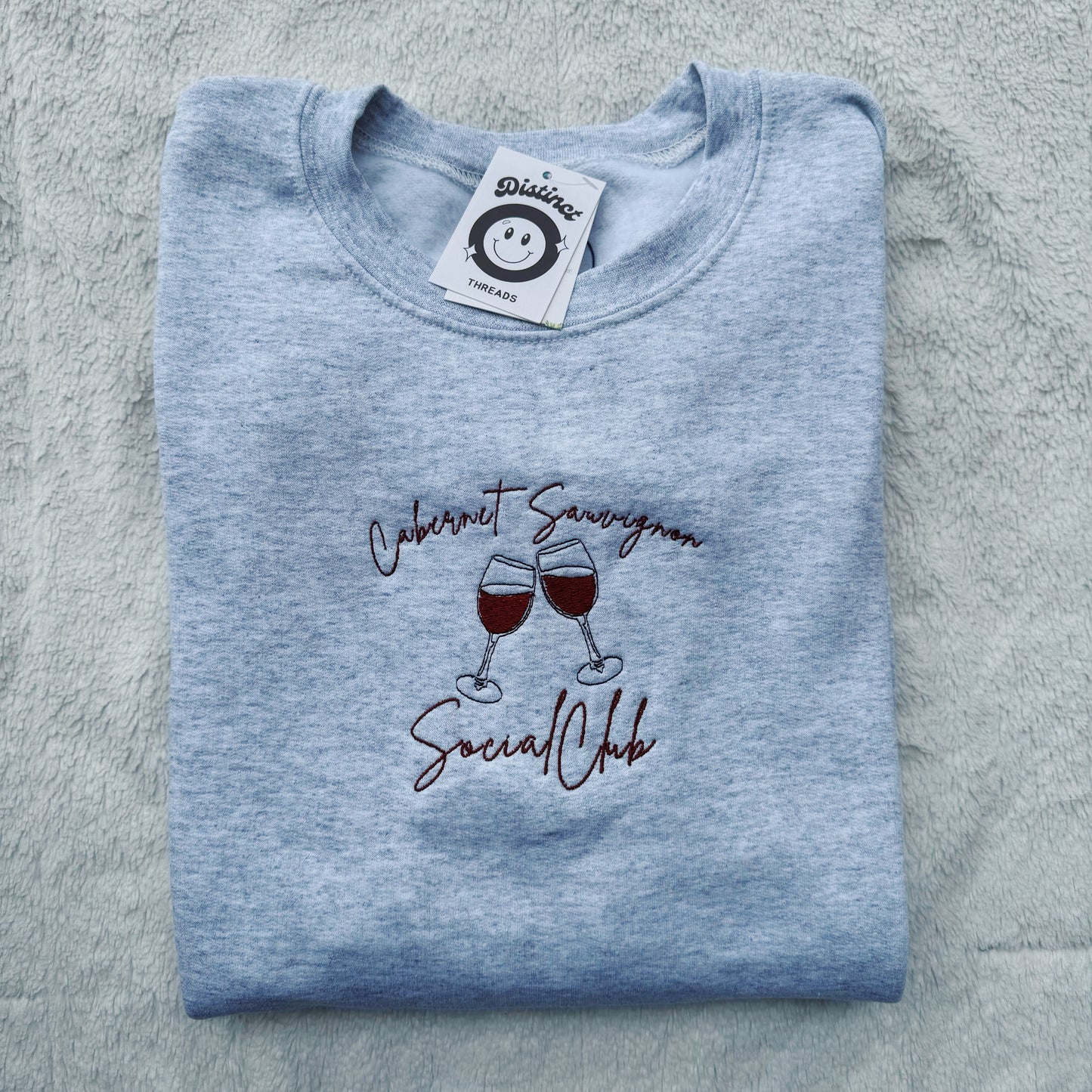 Cabernet Sauvignon Ready To Ship Embroidered Crew - Size XL