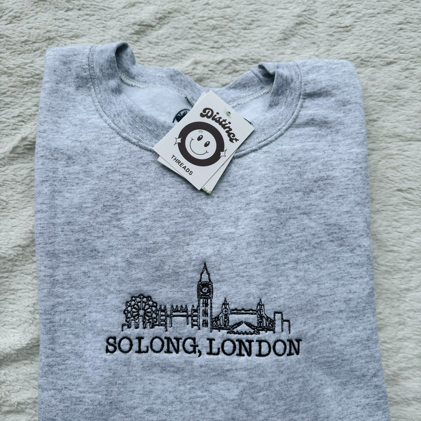 So Long, London Taylor Inspired Embroidered Crewneck Sweatshirt